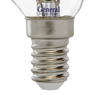 Лампа светодиод. General шар GLDEN-G45S-8-230-E14-4500
