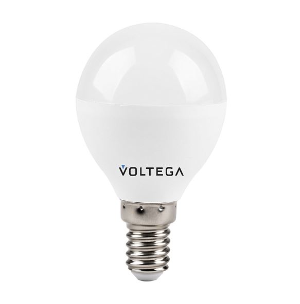 Лампа светодиодная Voltega E14 шар 10W 4000К 8454