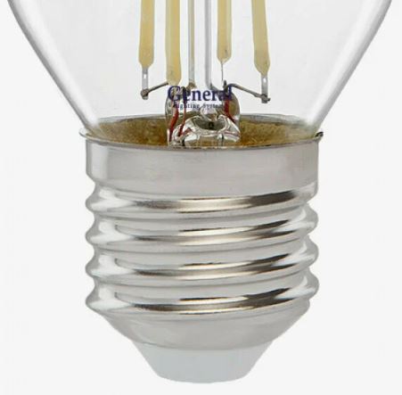 Лампа светодиодная General шар GLDEN-G45S-8-230-E27-4500