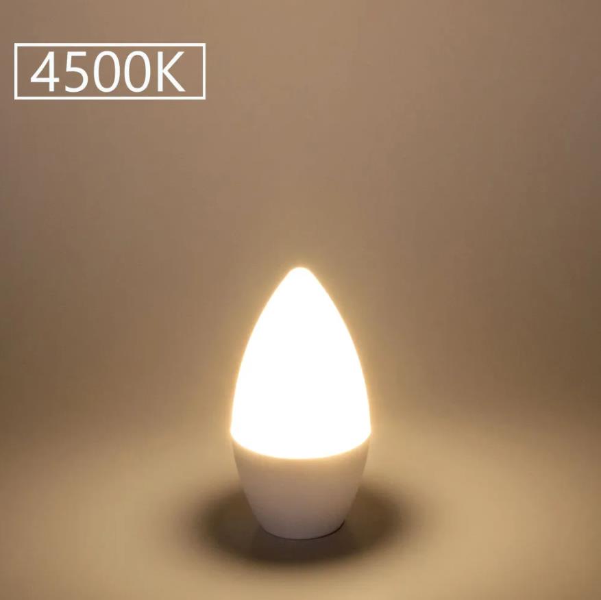 Лампа светодиодная General свеча GLDEN-CF-10-230-E14-4500